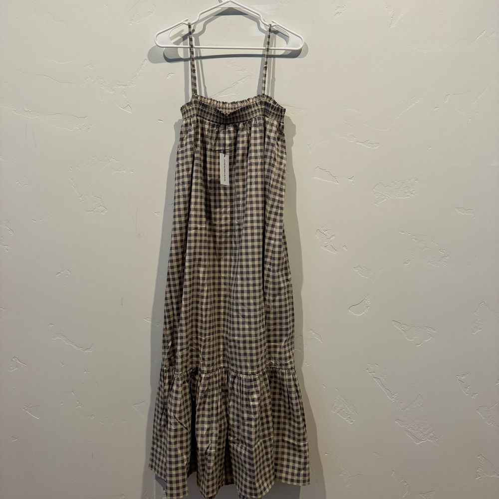 WeWoreWhat Smocked Gingham Midi Dress - Picture 10 of 16